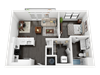 A3 Floor Plan A3 Floor Plan at Link Apartments® Mint Street, North Carolina